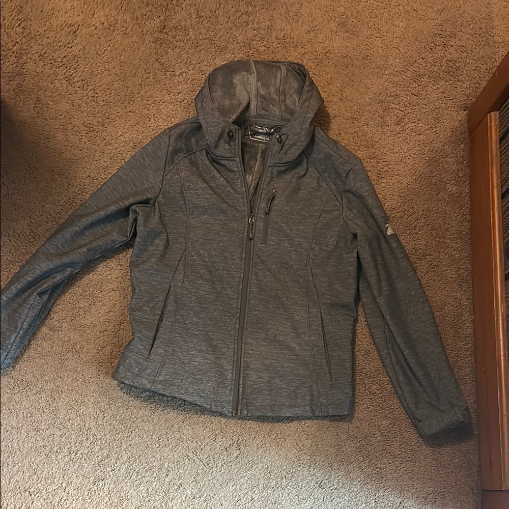 Gray Hooded Jacket - image 1